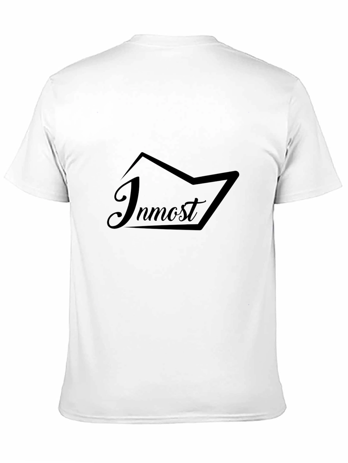Inmost Black Graphic Tee - Stylish Comfort