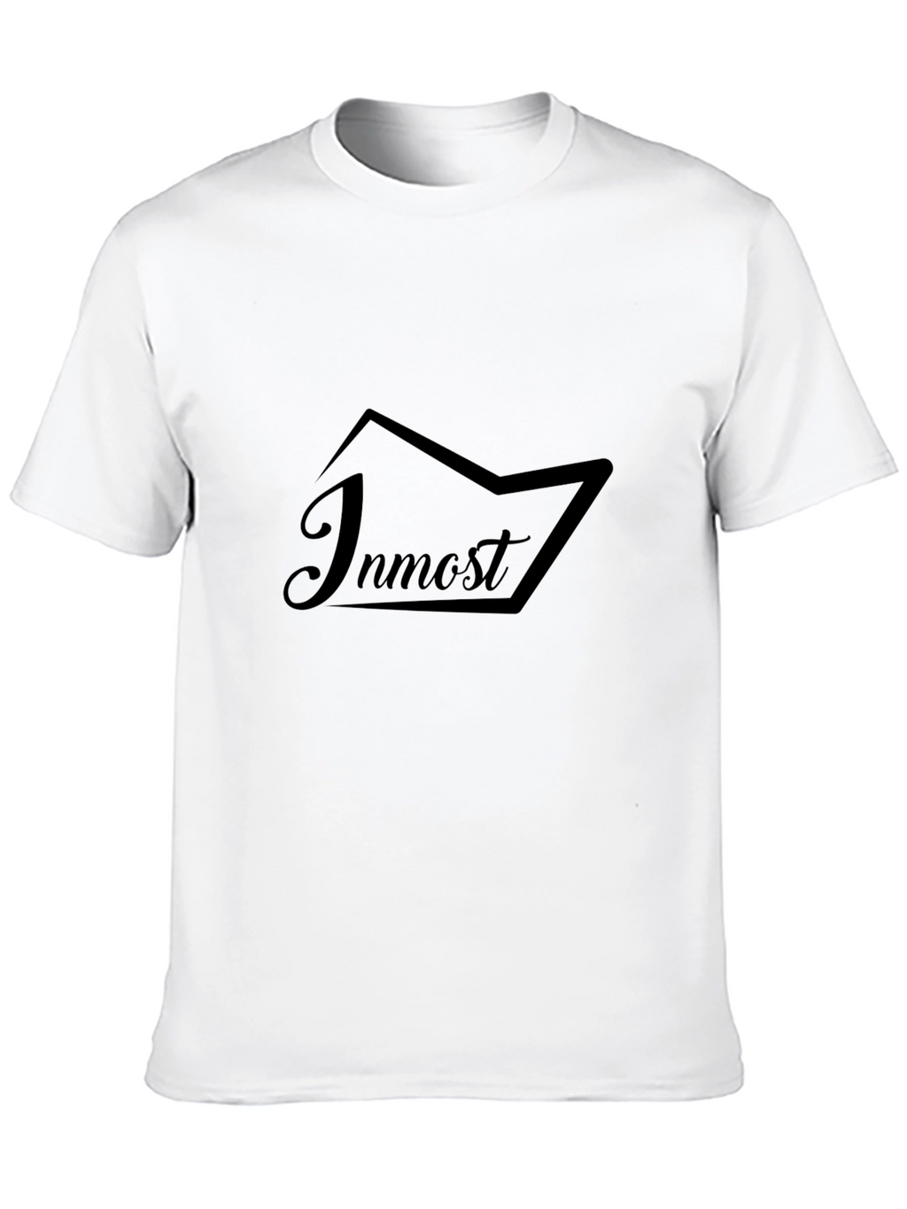 Inmost Black Graphic Tee - Stylish Comfort