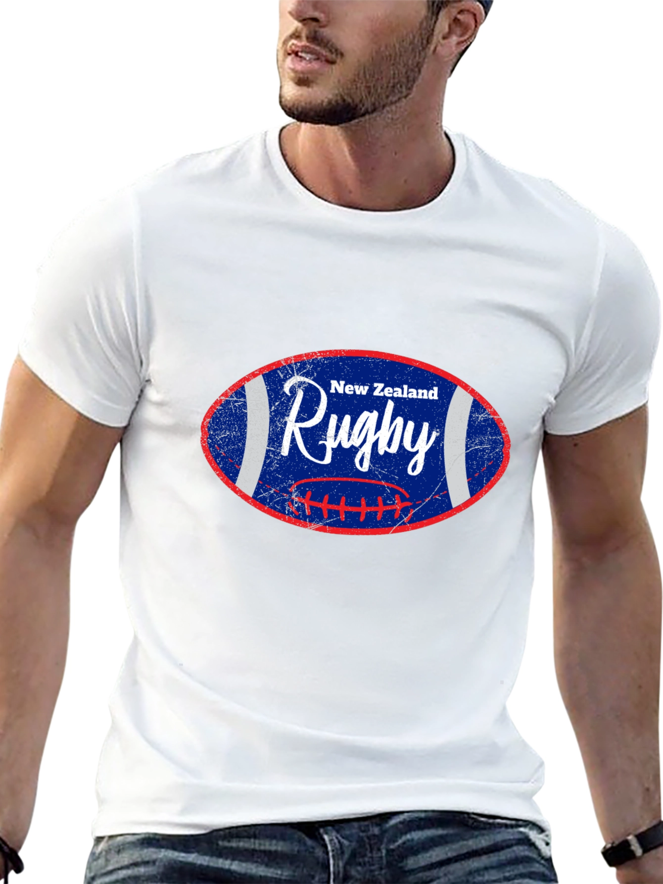 New Zealand Rugby T-Shirt - Black Classic Fit