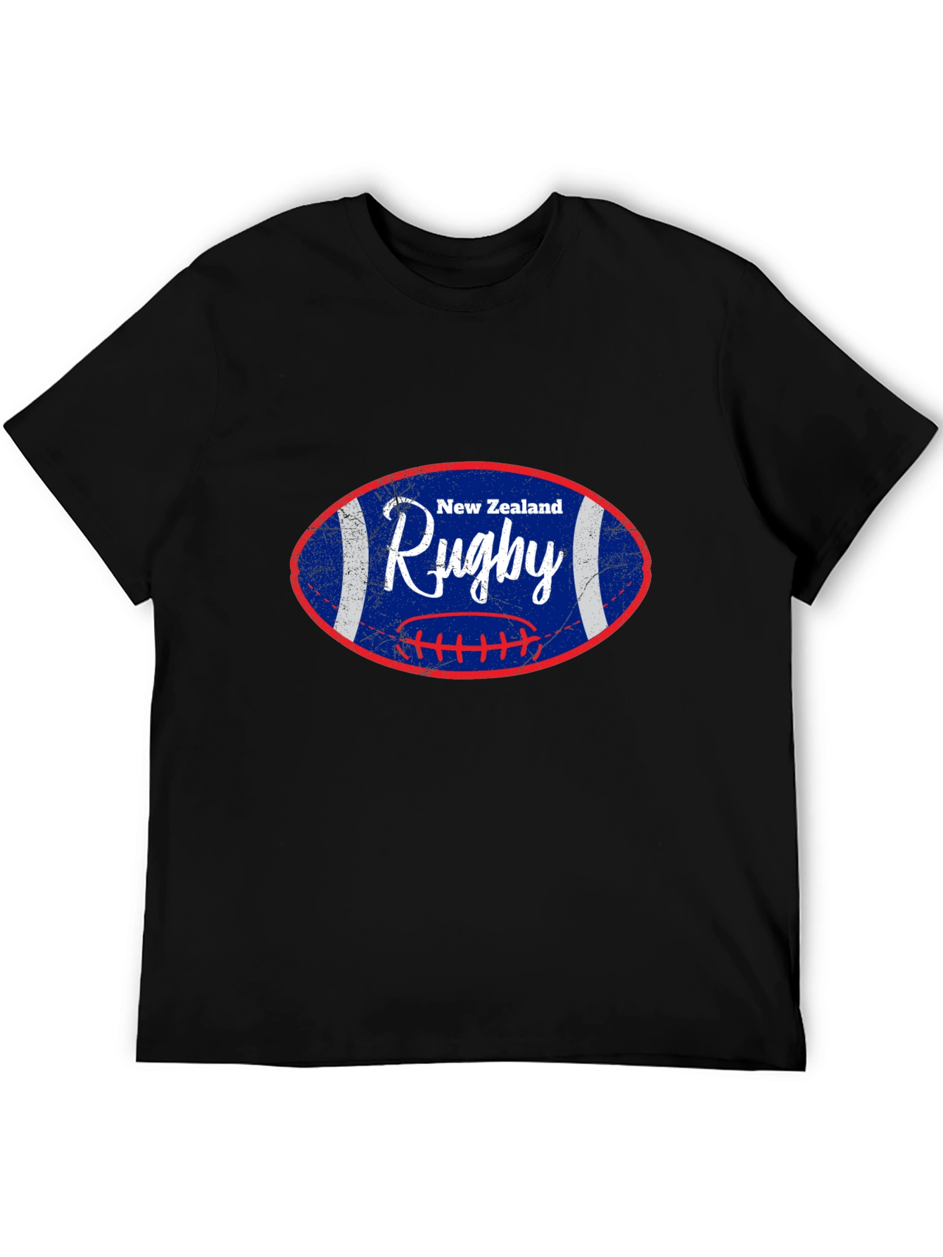 New Zealand Rugby T-Shirt - Black Classic Fit