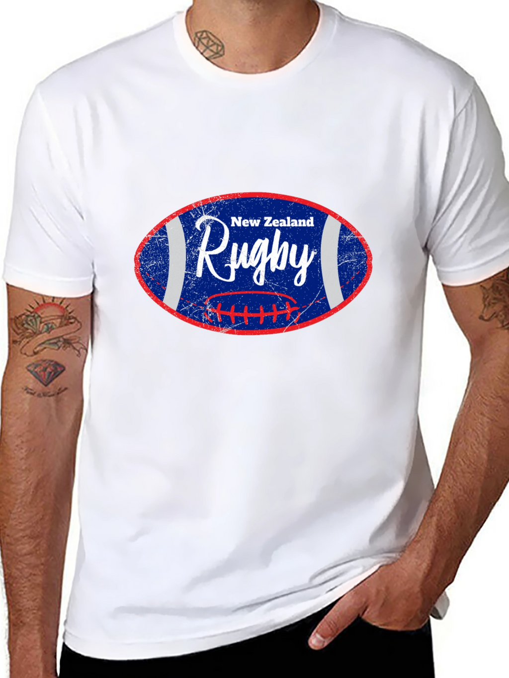 New Zealand Rugby T-Shirt - Black Classic Fit