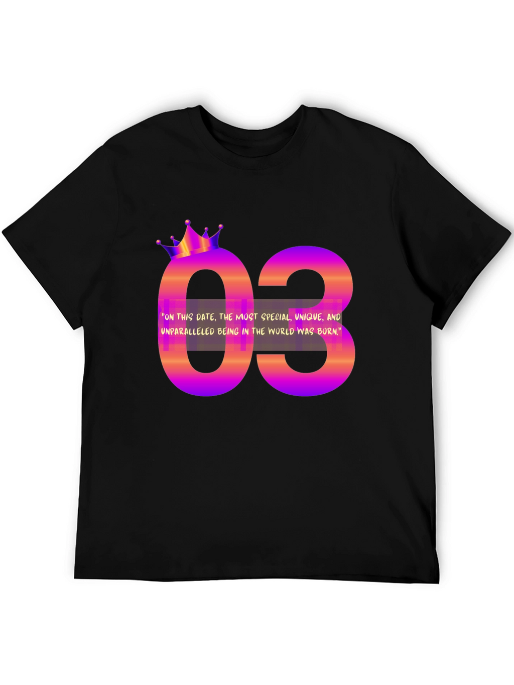 Birthday Month T-Shirt - 03 Design