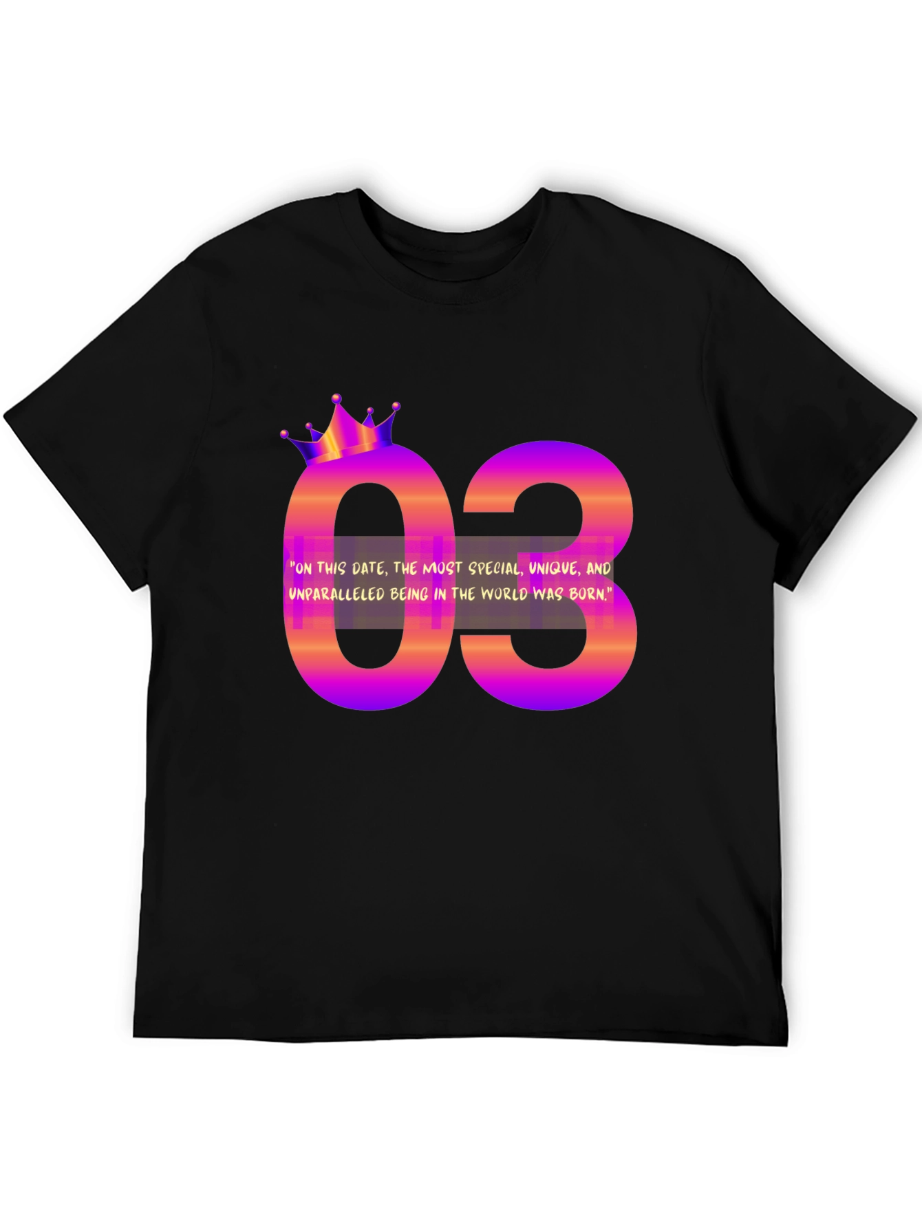 Birthday Month T-Shirt - 03 Design