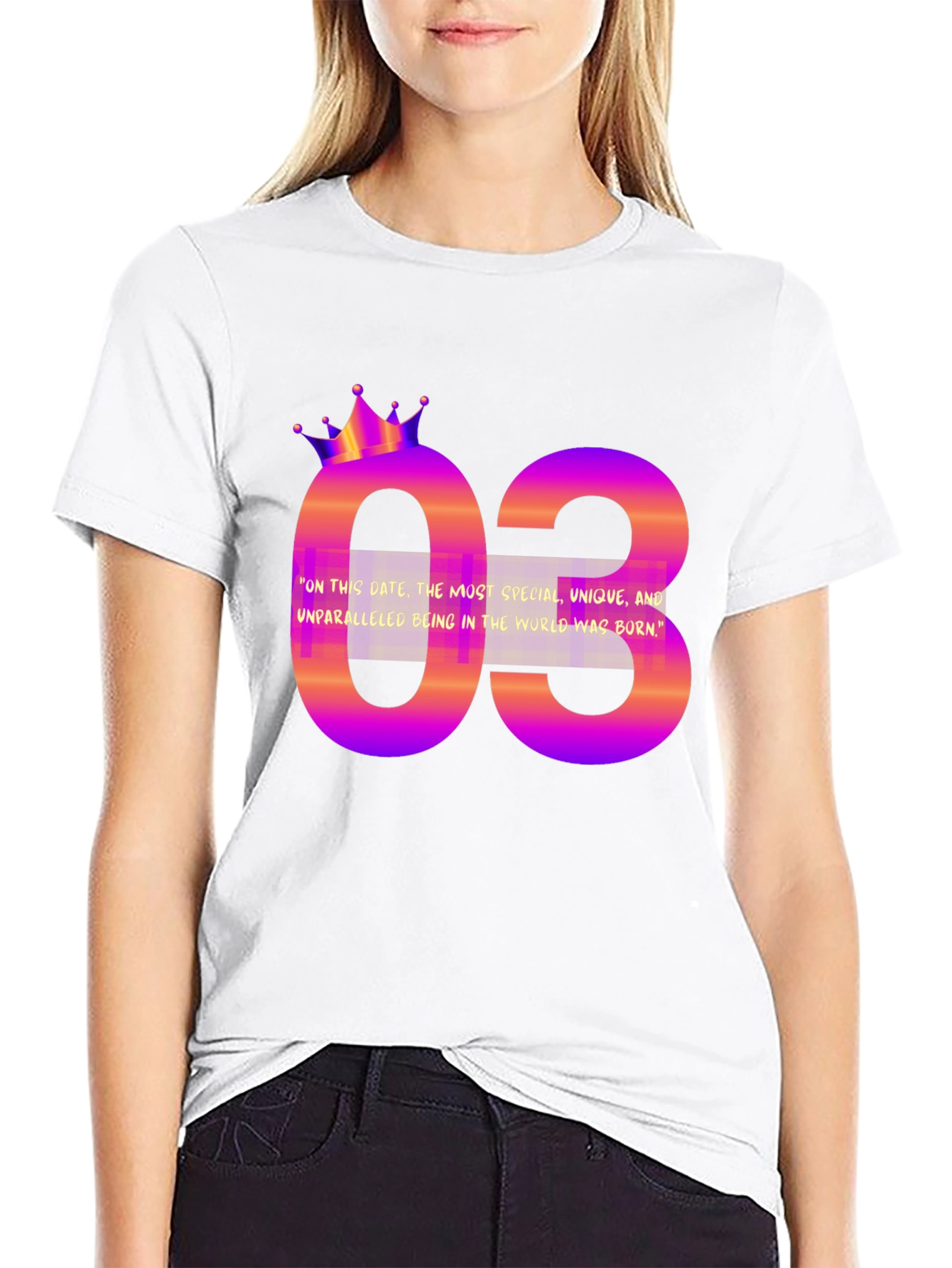 Birthday Month T-Shirt - 03 Design