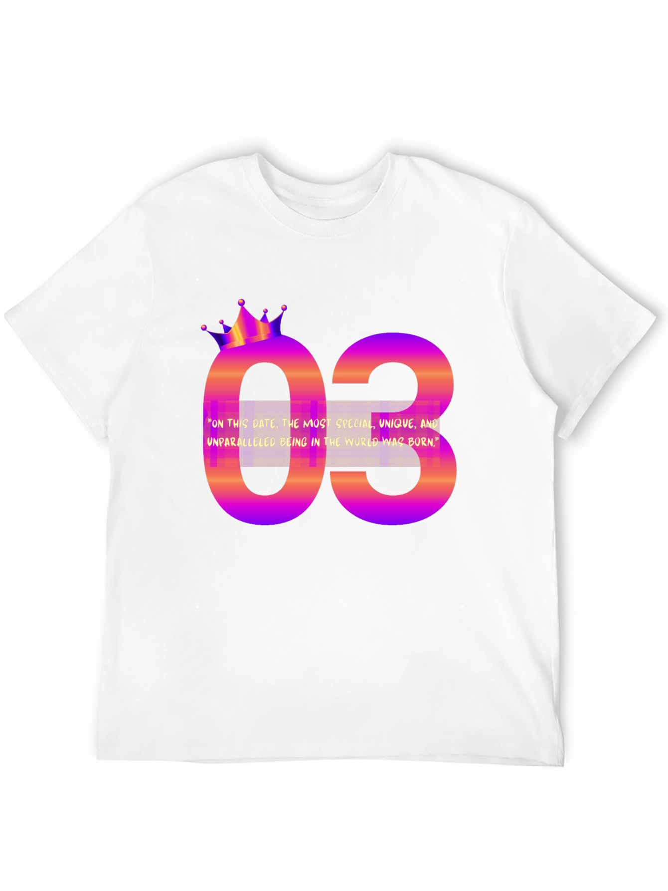 Birthday Month T-Shirt - 03 Design