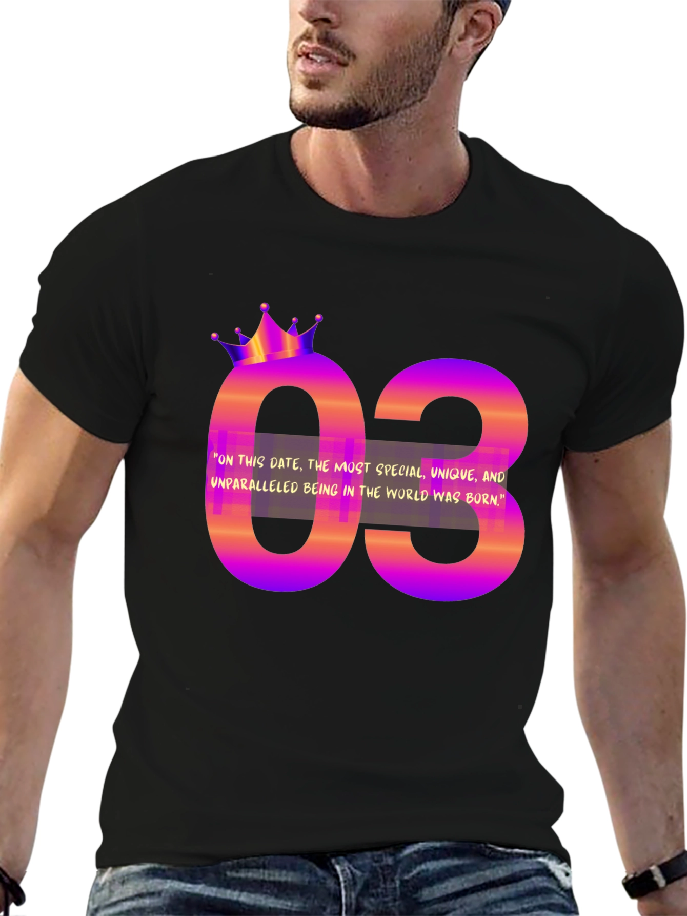 Birthday Month T-Shirt - 03 Design