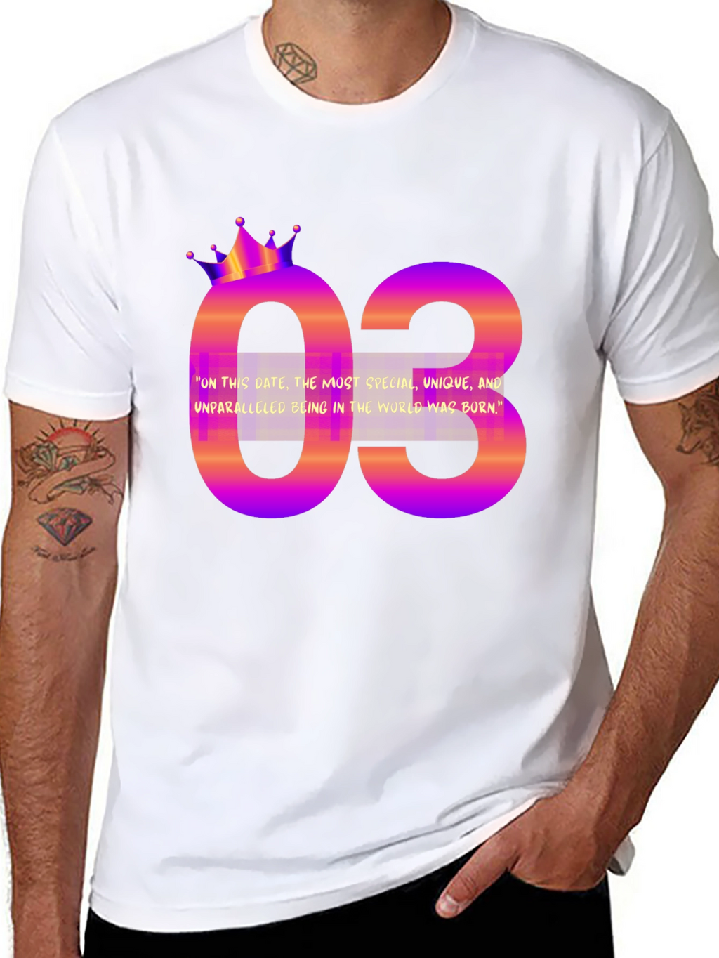 Birthday Month T-Shirt - 03 Design
