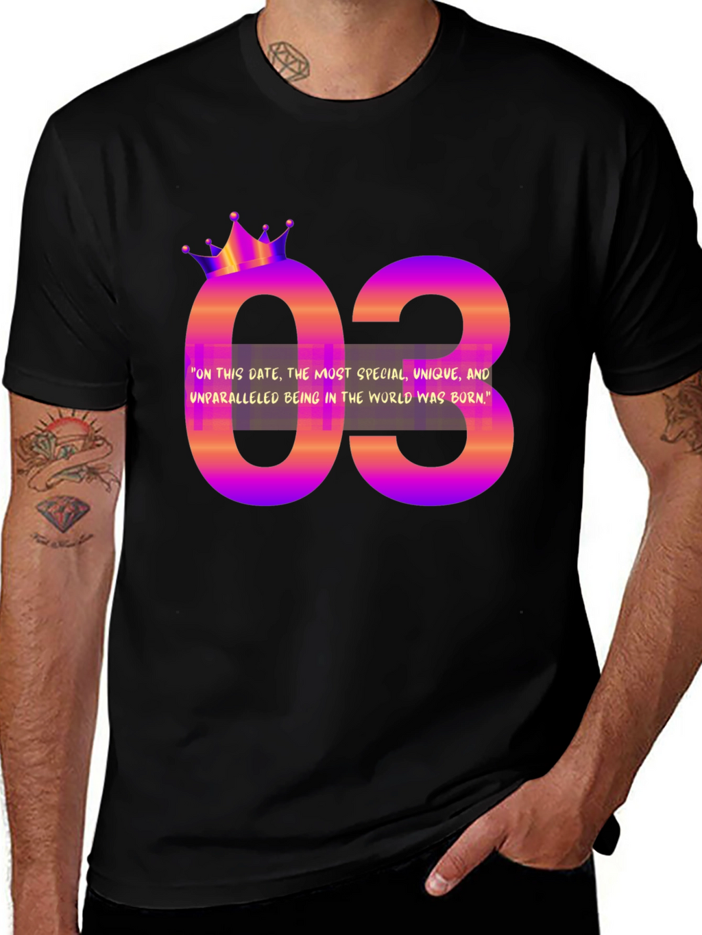 Birthday Month T-Shirt - 03 Design