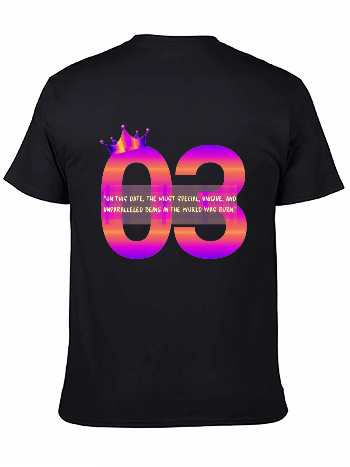 Birthday Month T-Shirt - 03 Design