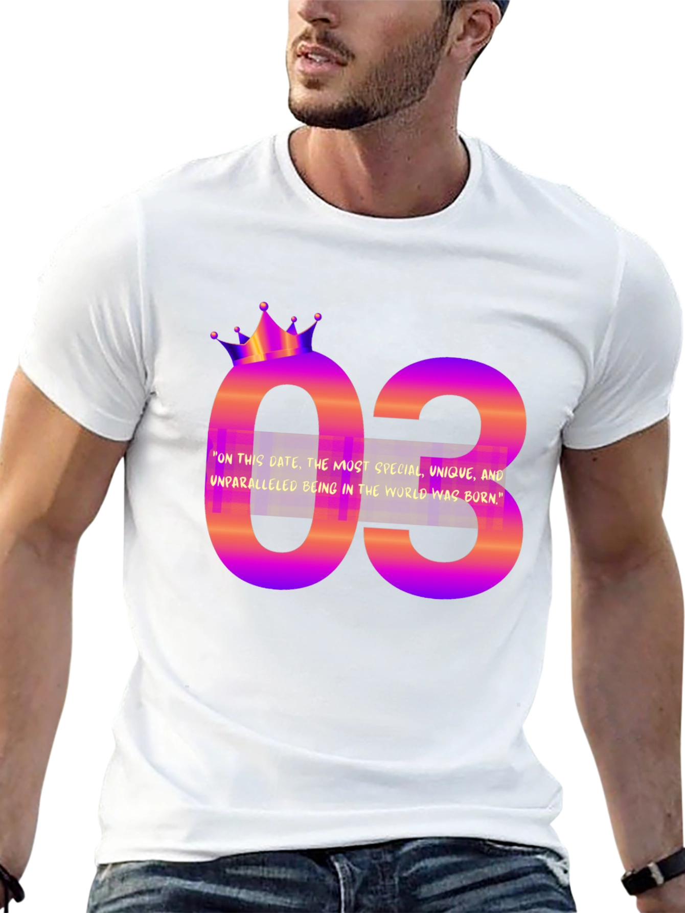 Birthday Month T-Shirt - 03 Design