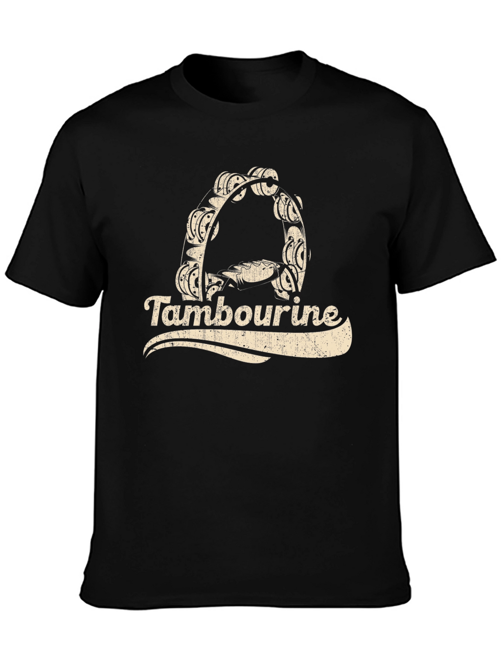 Retro Tambourine Music T-Shirt