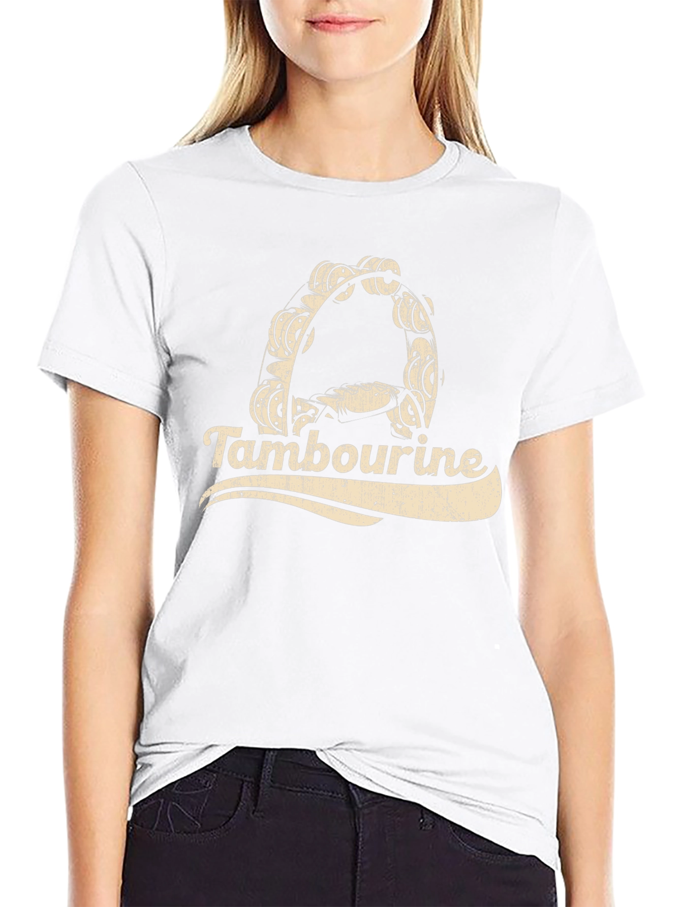Retro Tambourine Music T-Shirt