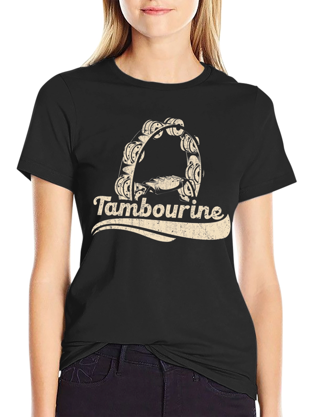 Retro Tambourine Music T-Shirt