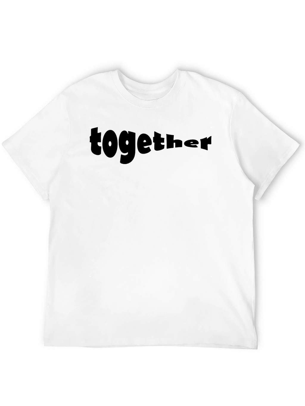 Together Black Graphic Tee - Casual Style