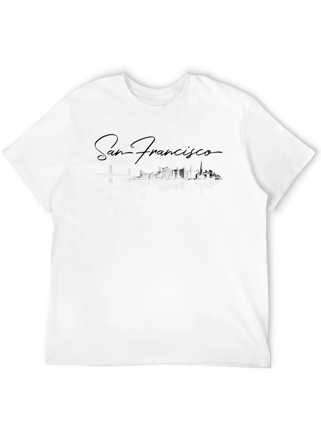 San Francisco Skyline Black T-Shirt