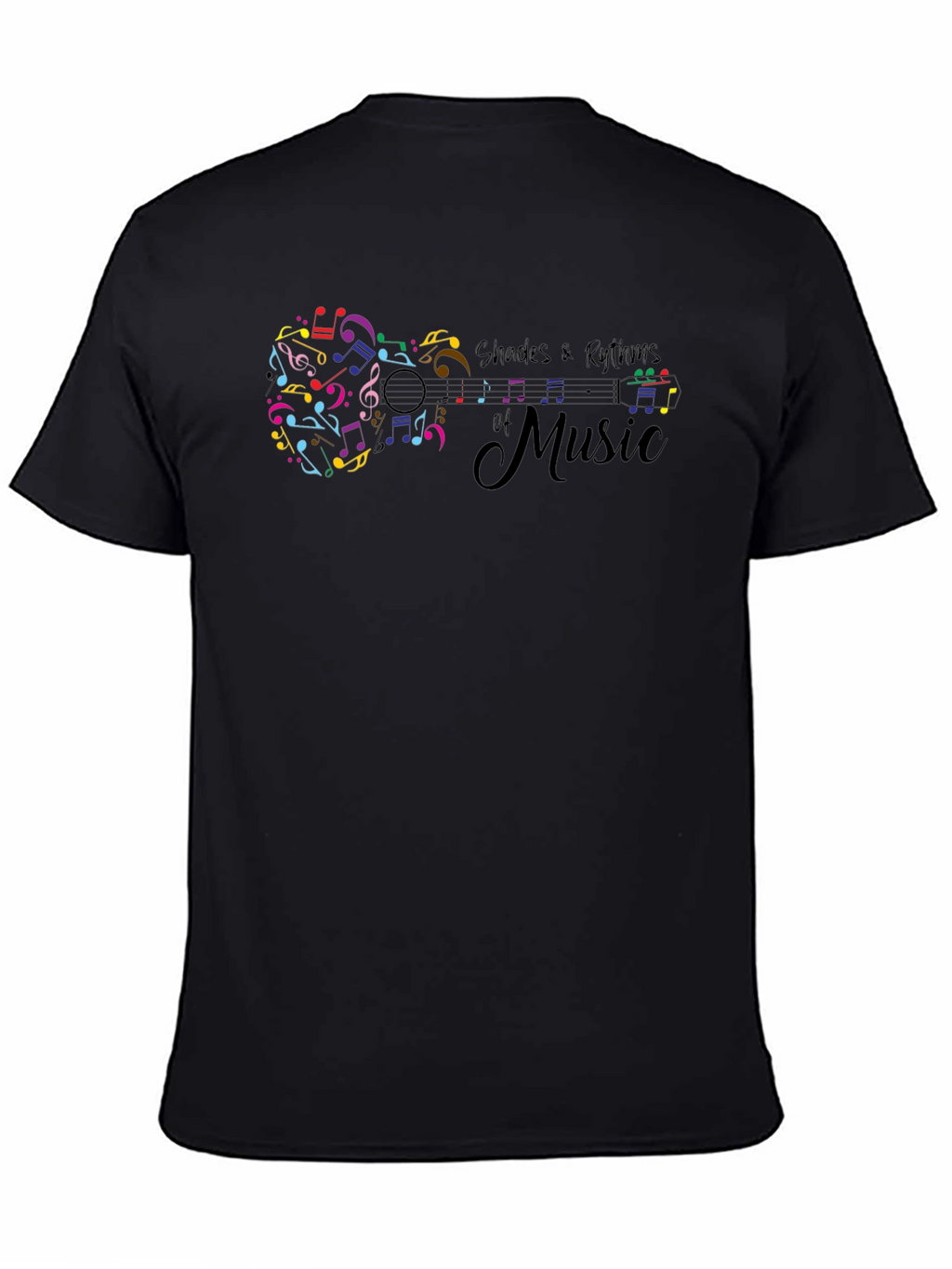 Shades & Rhythms of Music Black T-Shirt