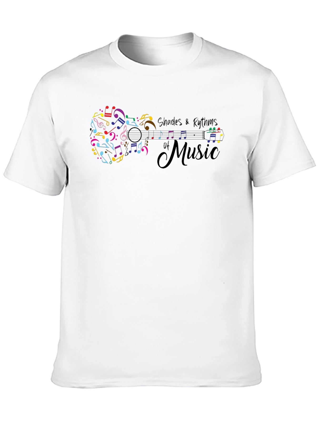 Shades & Rhythms of Music Black T-Shirt