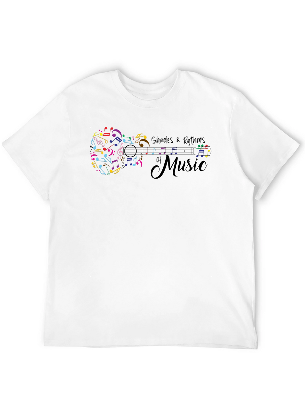 Shades & Rhythms of Music Black T-Shirt