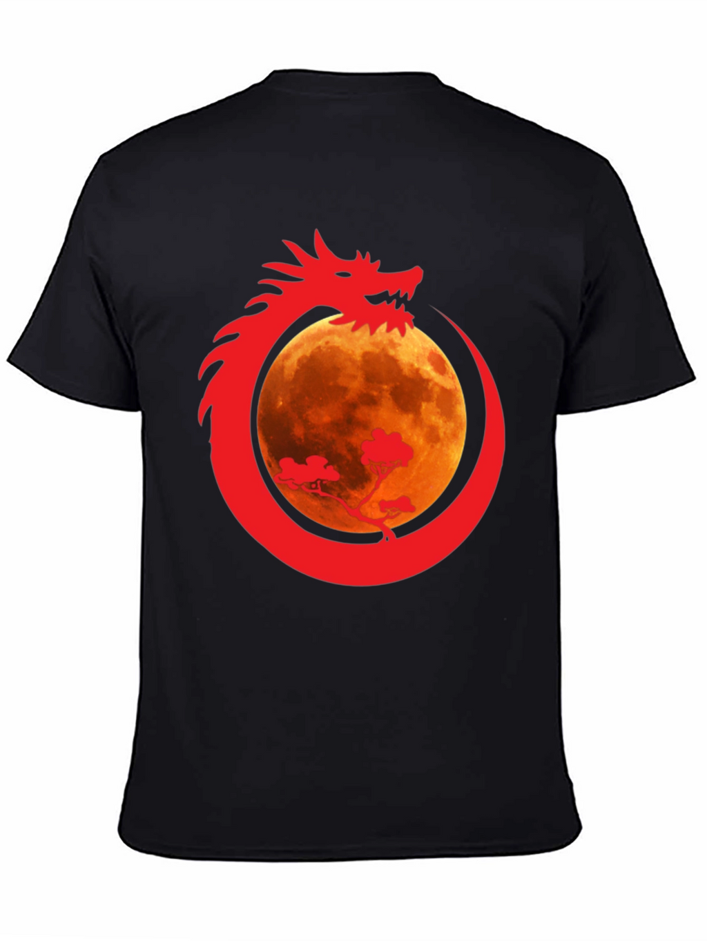 Dragon Moon Graphic T-Shirt - Unique Design