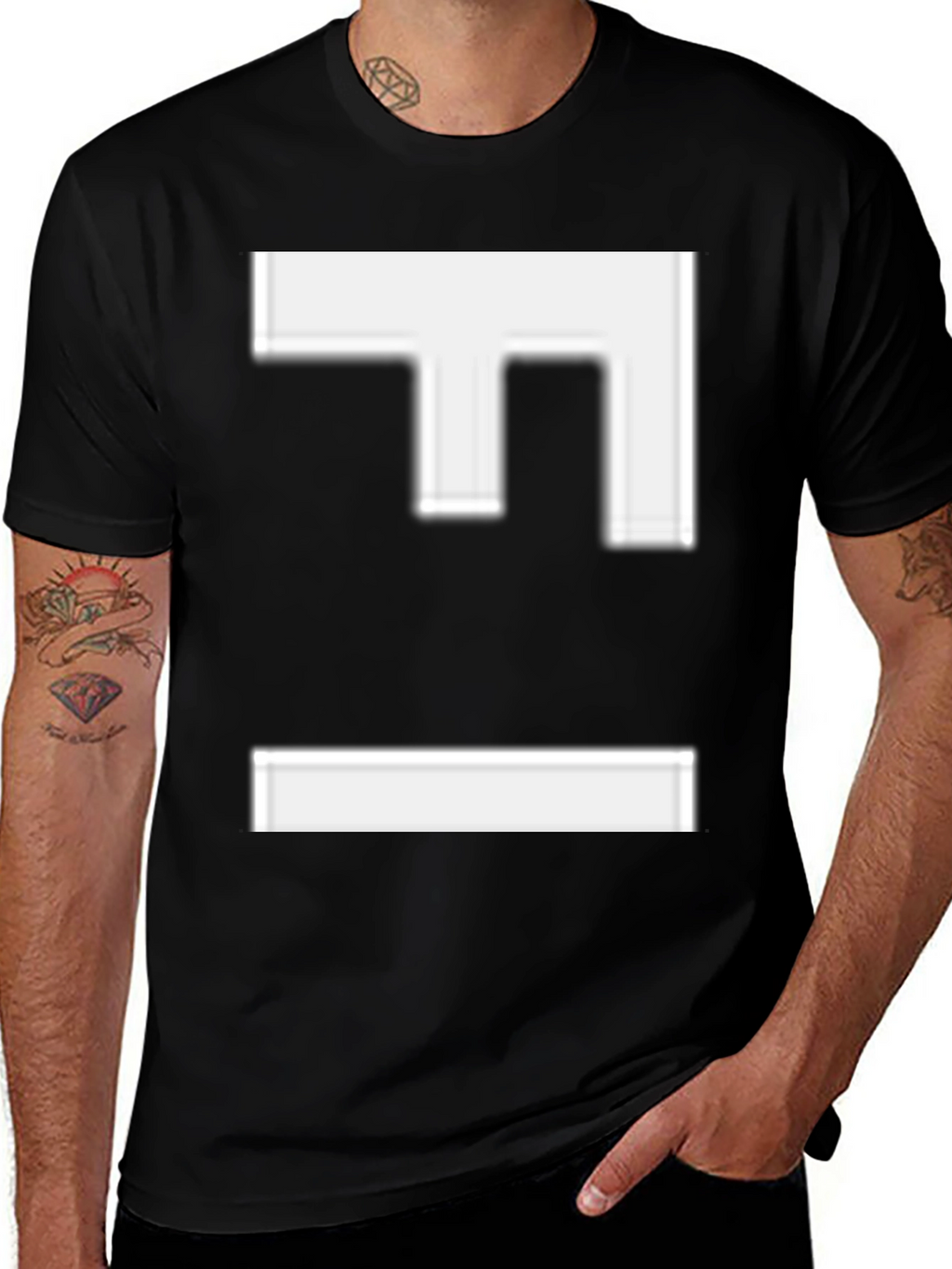 Abstract Graphic Tee - Modern Minimalist Design