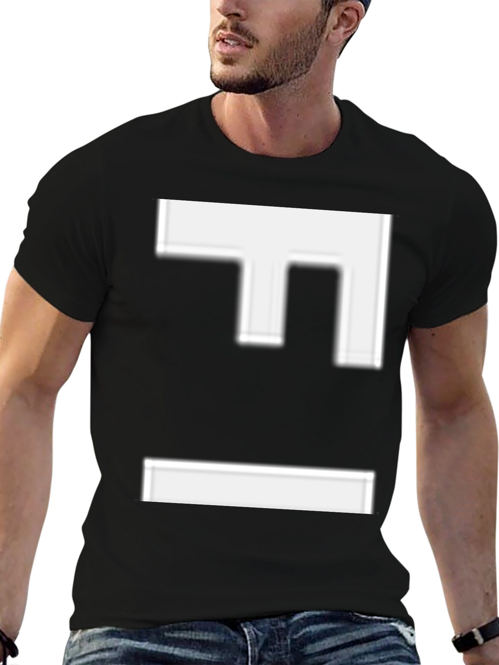 Abstract Graphic Tee - Modern Minimalist Design