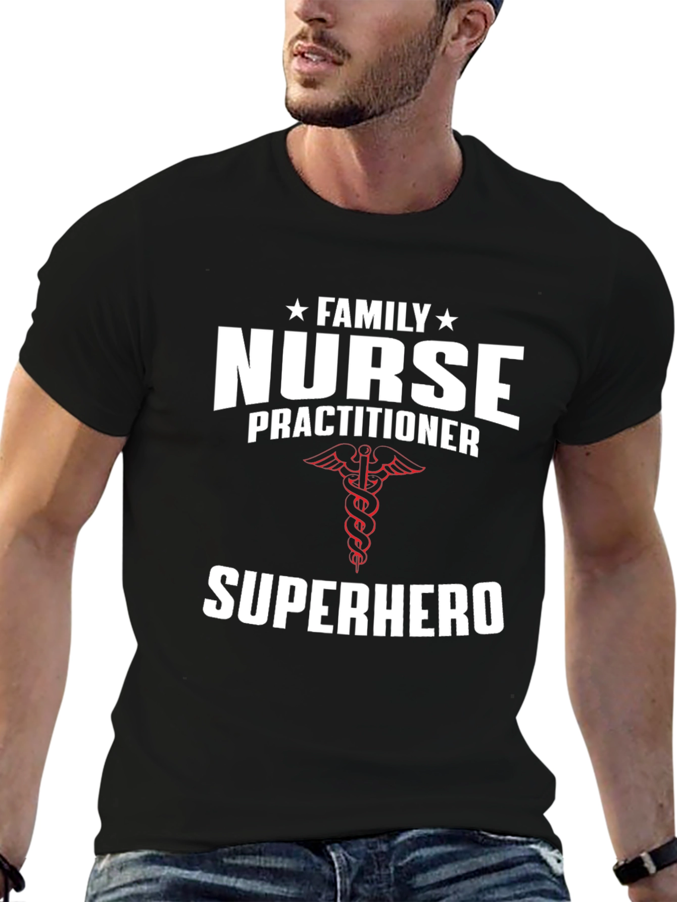 Family Nurse Practitioner Superhero T-Shirt