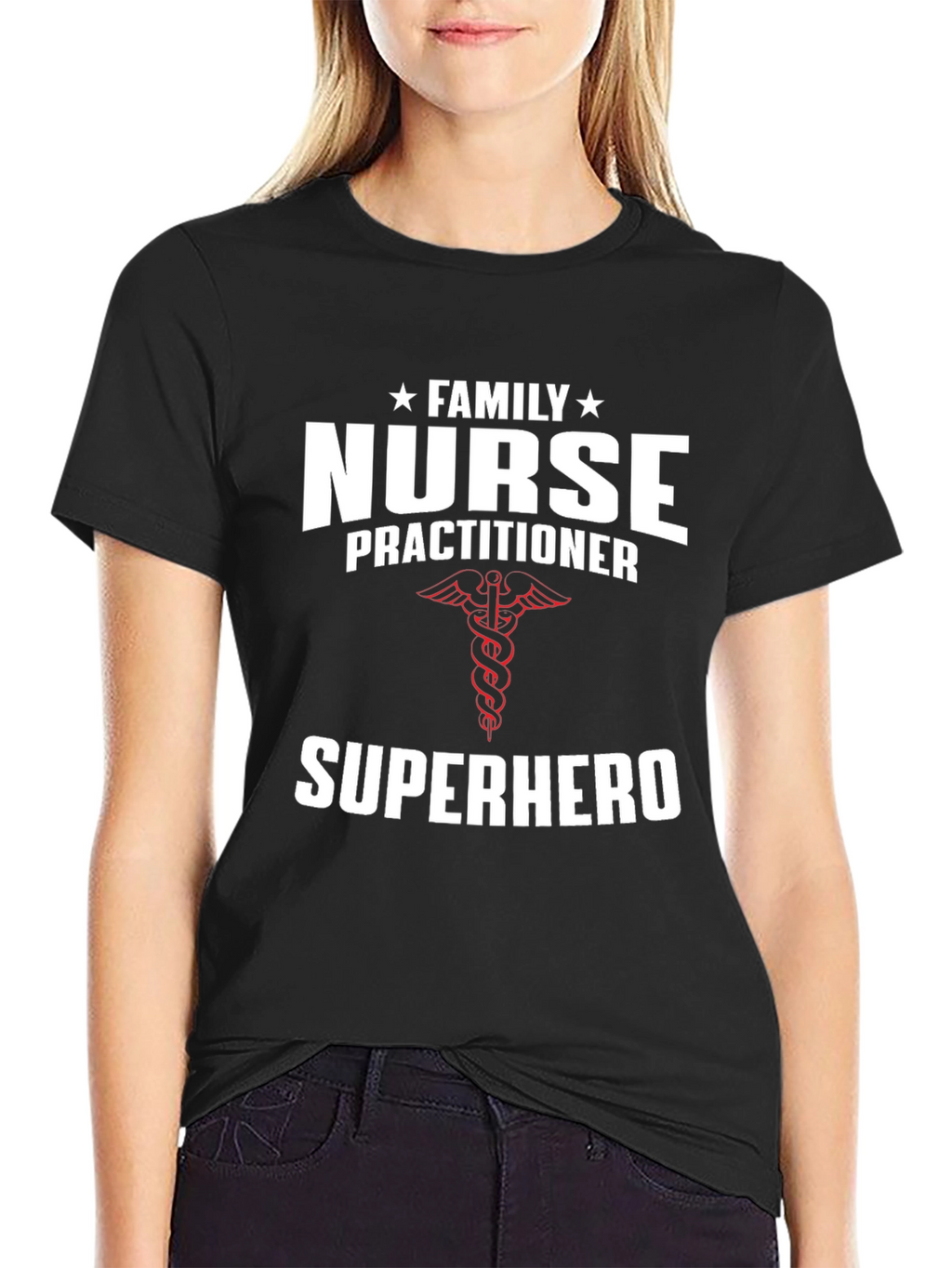 Family Nurse Practitioner Superhero T-Shirt