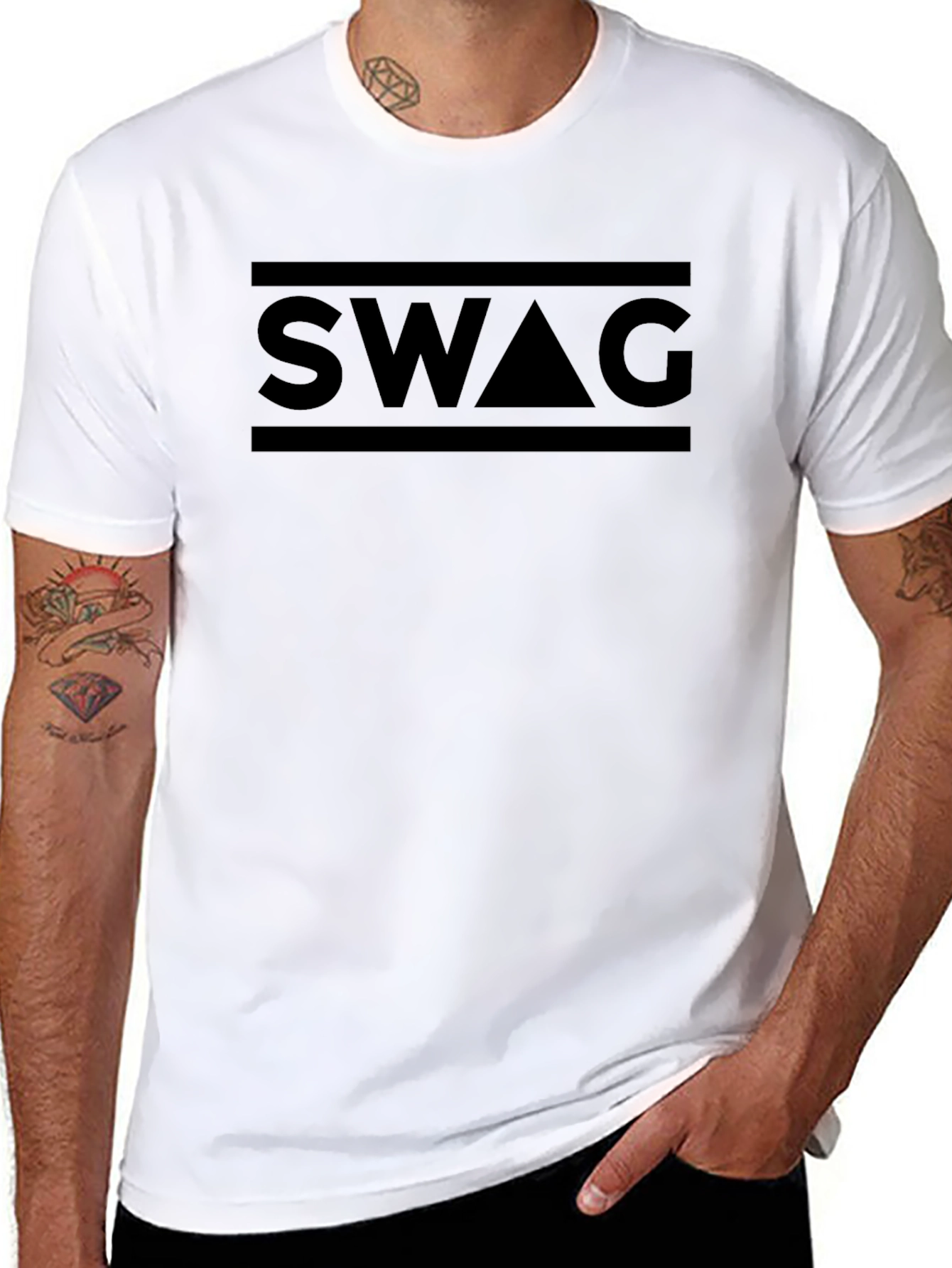Black Swag T-Shirt - Cool & Casual Style