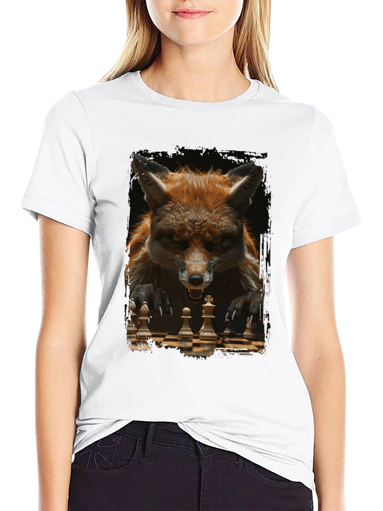 Fox Chess Player Graphic Tee