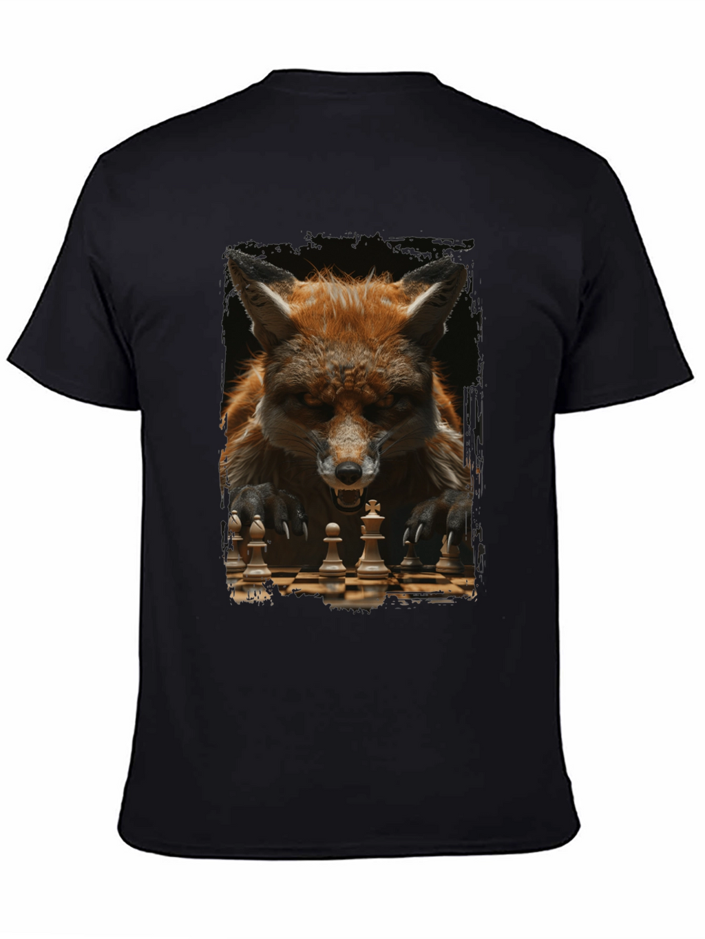 Fox Chess Player Graphic Tee
