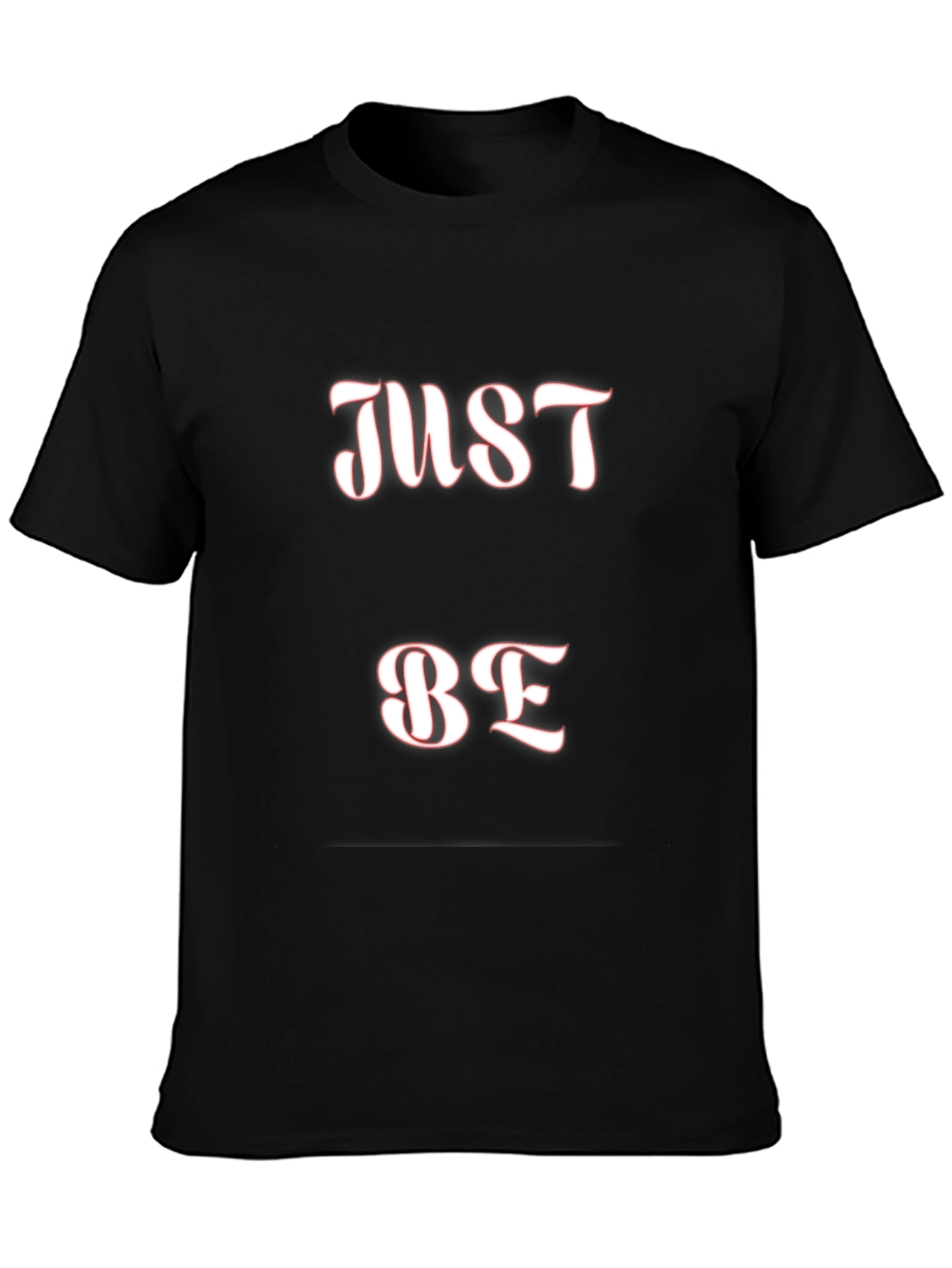Just Be Black Tee - Stylish Comfort
