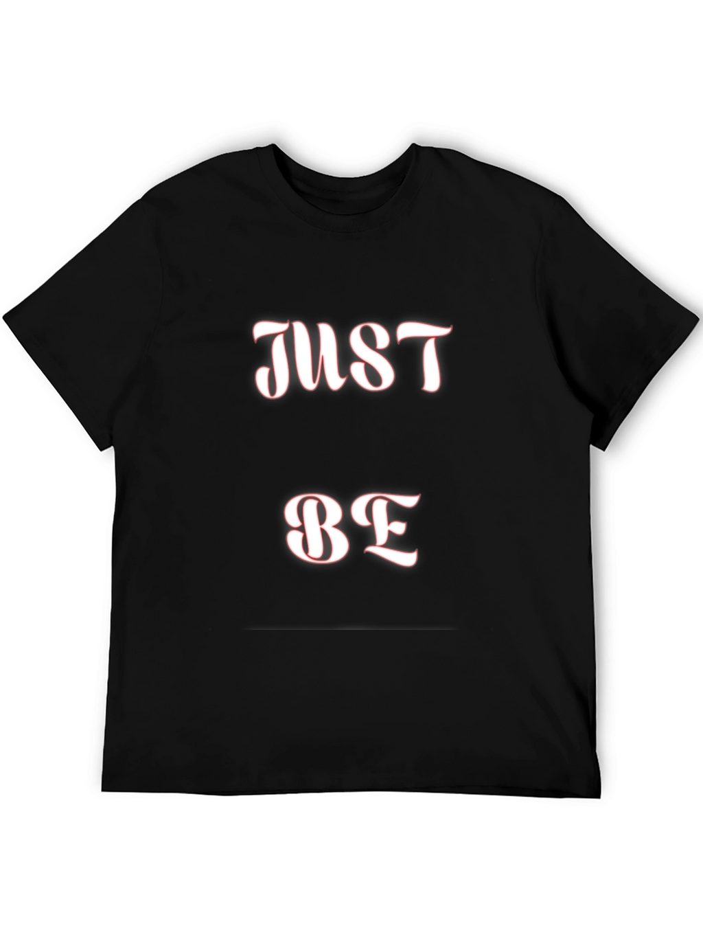 Just Be Black Tee - Stylish Comfort