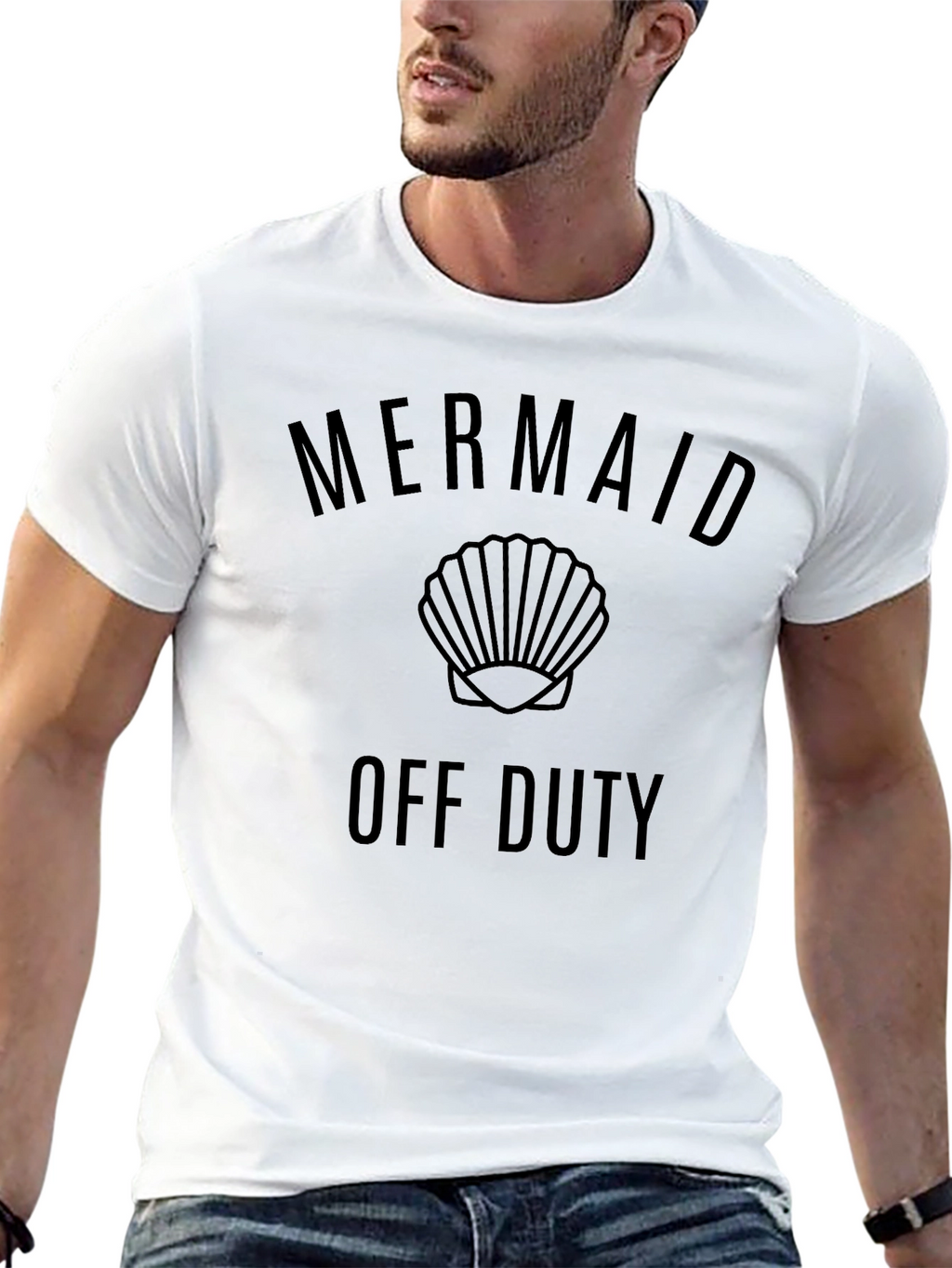 Mermaid Off Duty Graphic T-Shirt