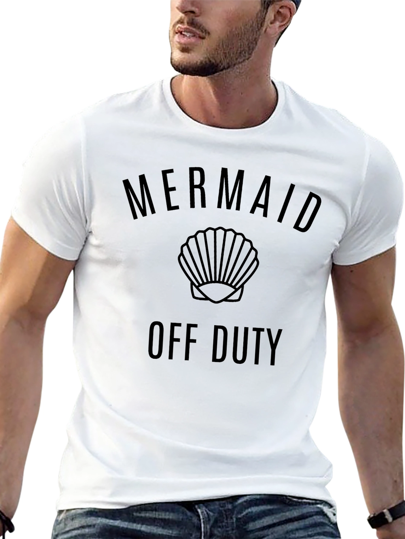 Mermaid Off Duty Graphic T-Shirt