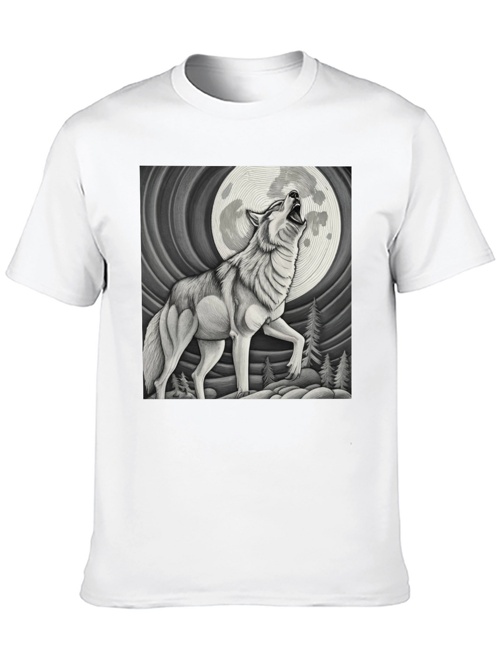Wolf Moon Graphic T-Shirt