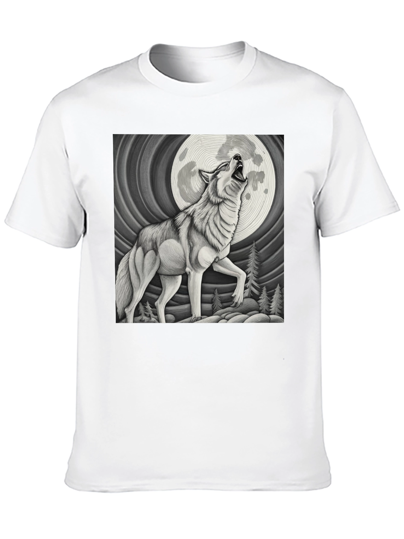 Wolf Moon Graphic T-Shirt