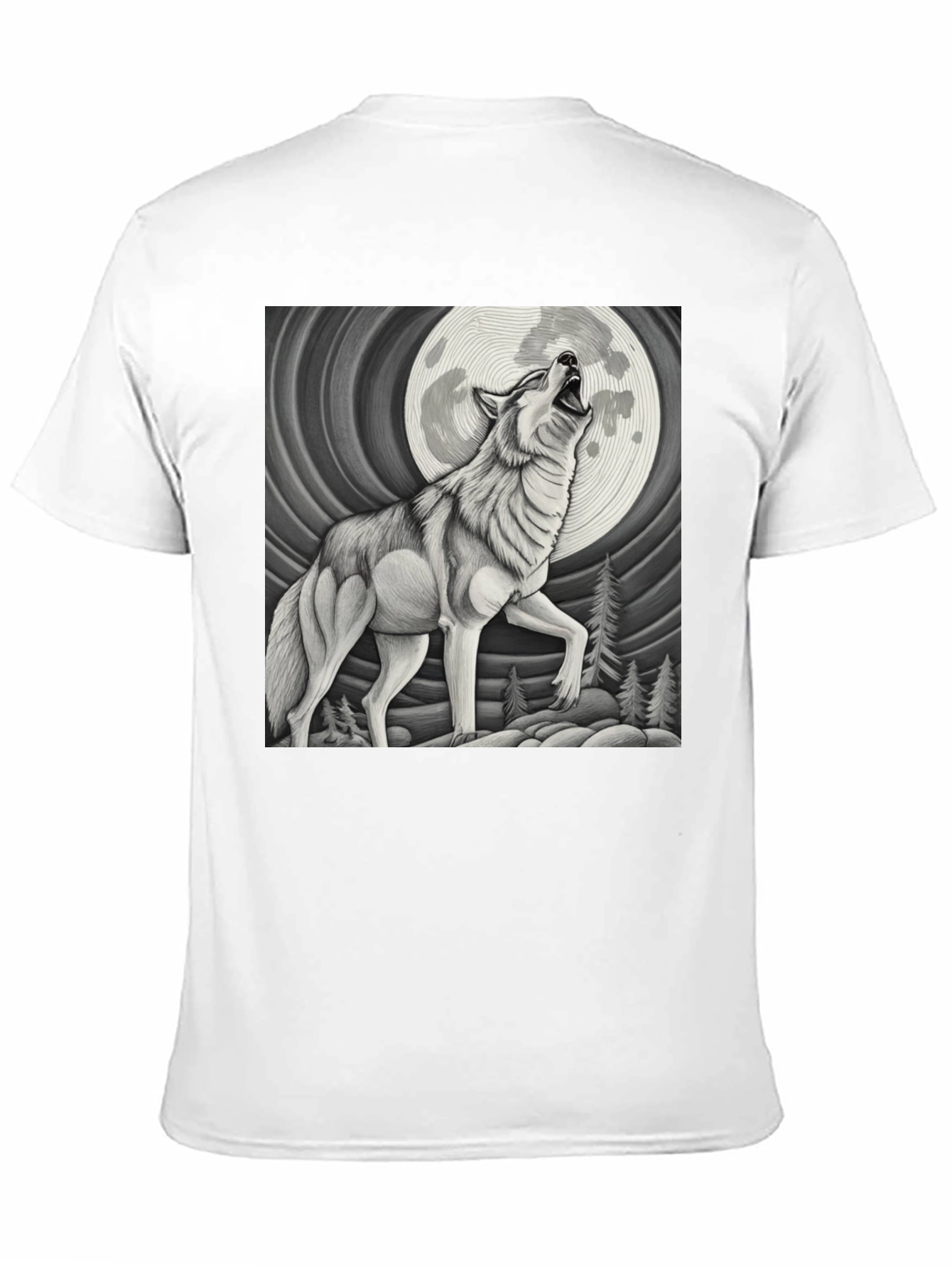 Wolf Moon Graphic T-Shirt