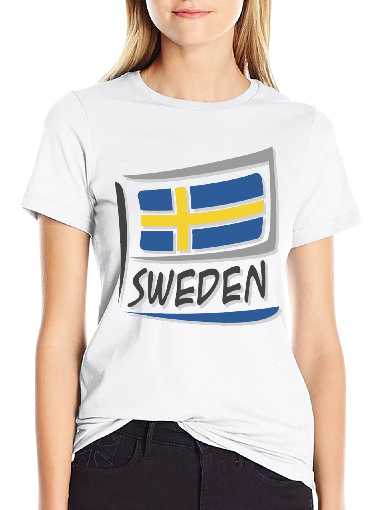 Sweden Flag Graphic T-Shirt