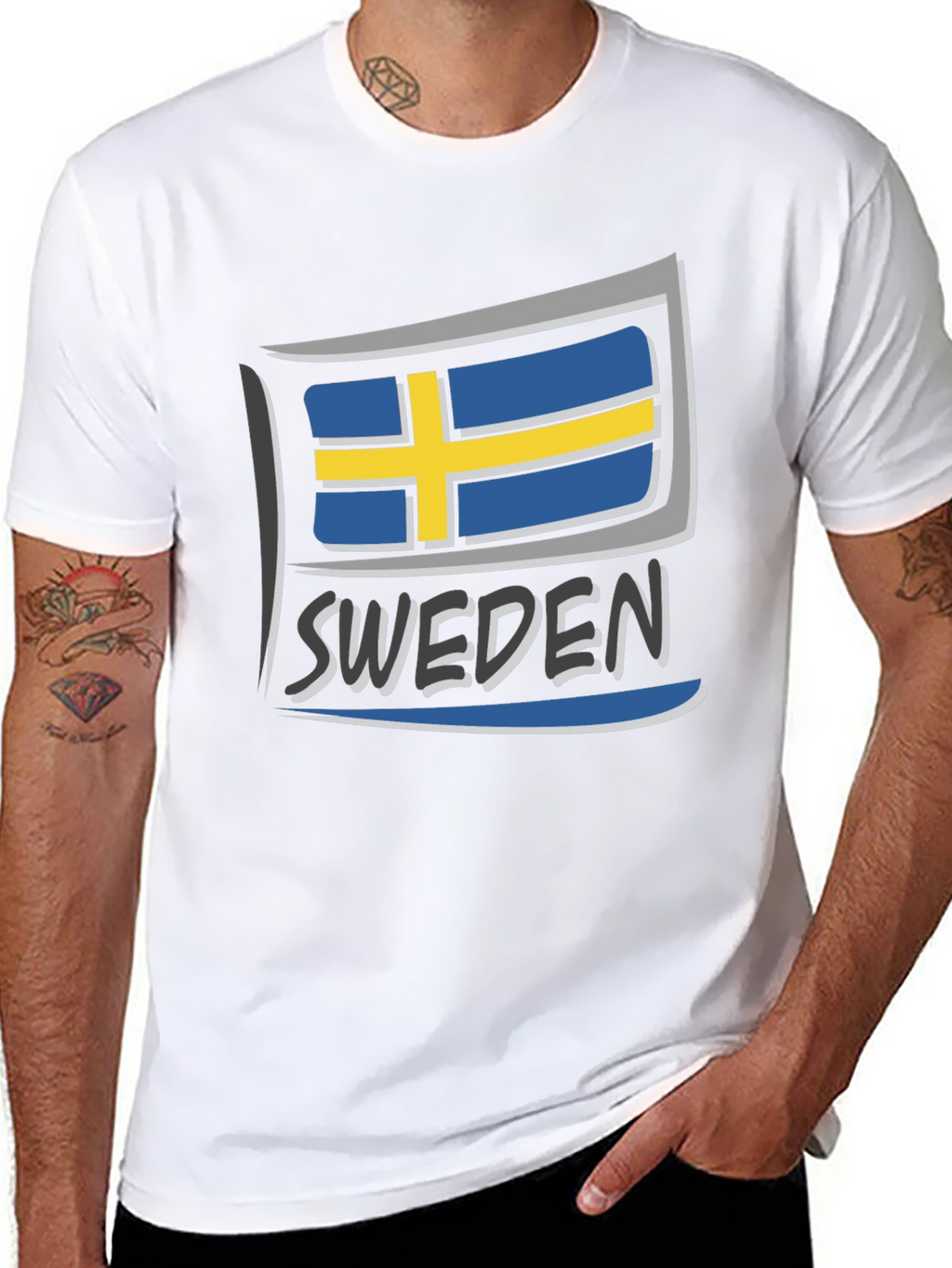 Sweden Flag Graphic T-Shirt
