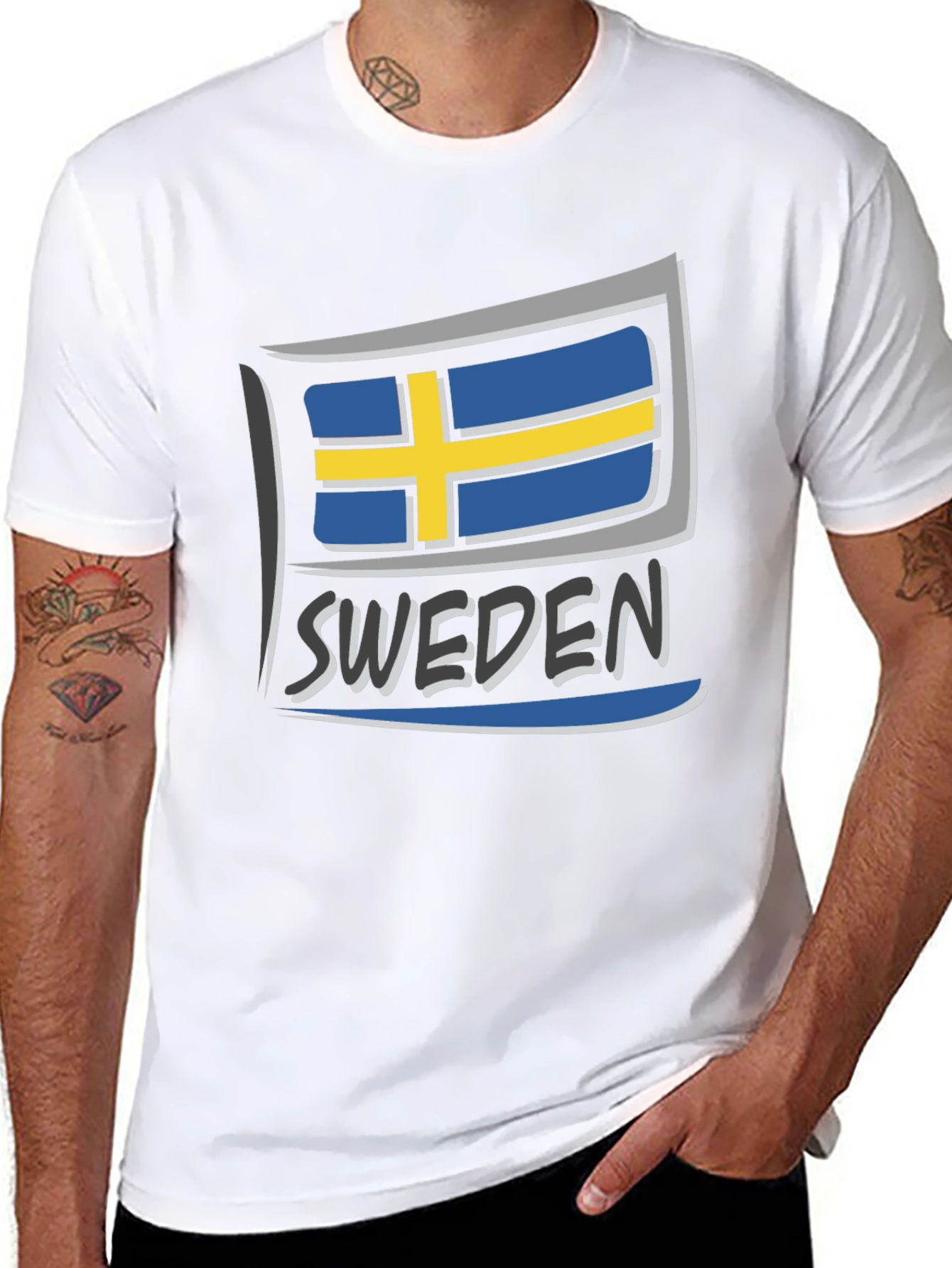 Sweden Flag Graphic T-Shirt