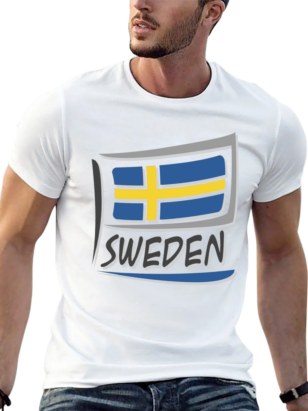 Sweden Flag Graphic T-Shirt