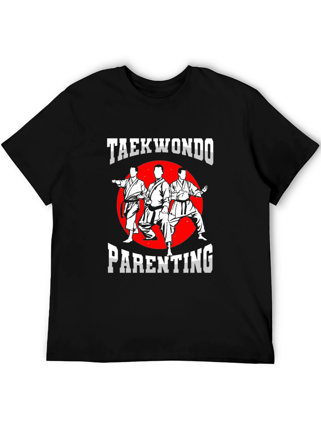 Taekwondo Parenting Black T-Shirt
