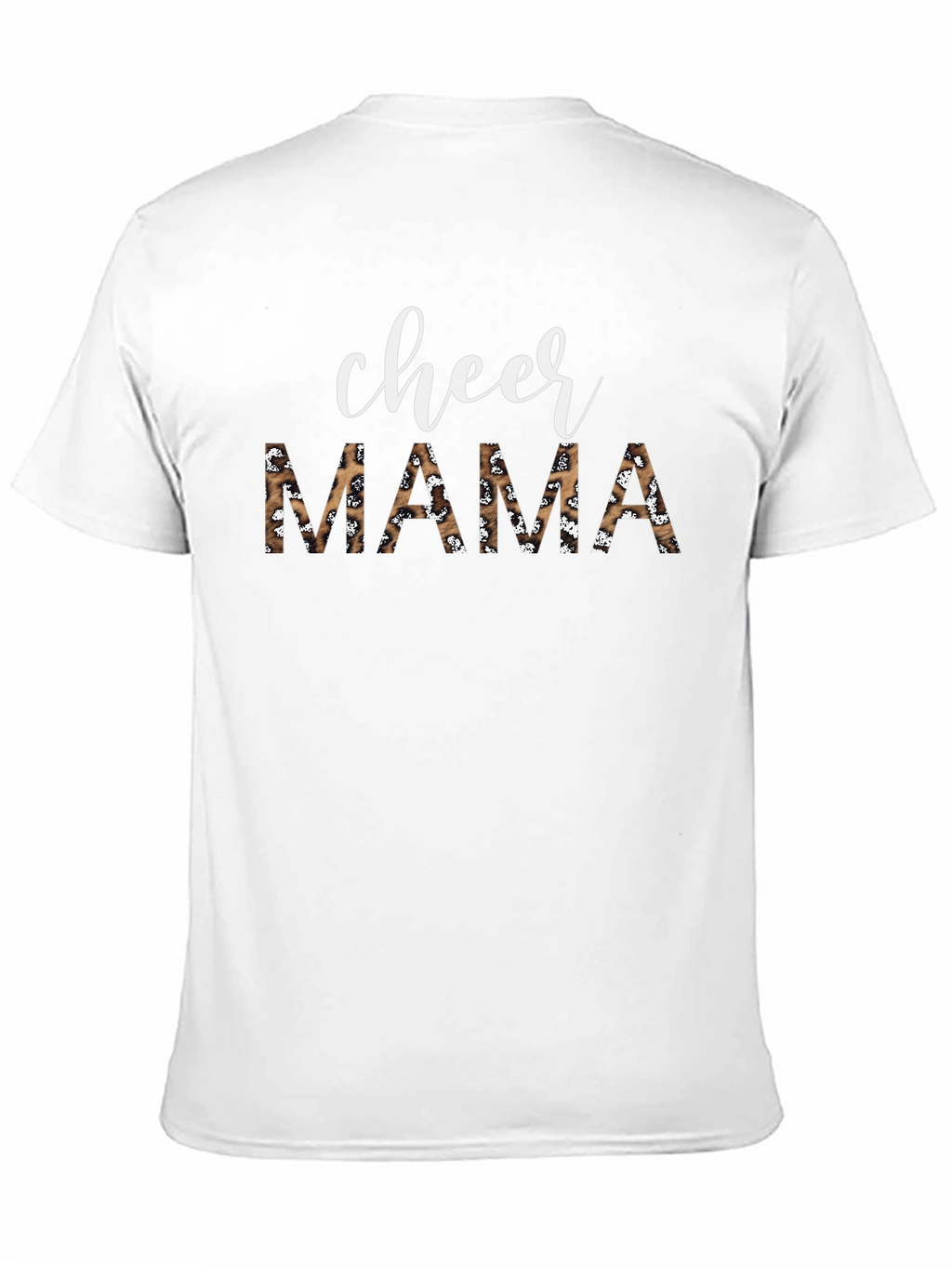 Cheer Mama Leopard Print Graphic Tee