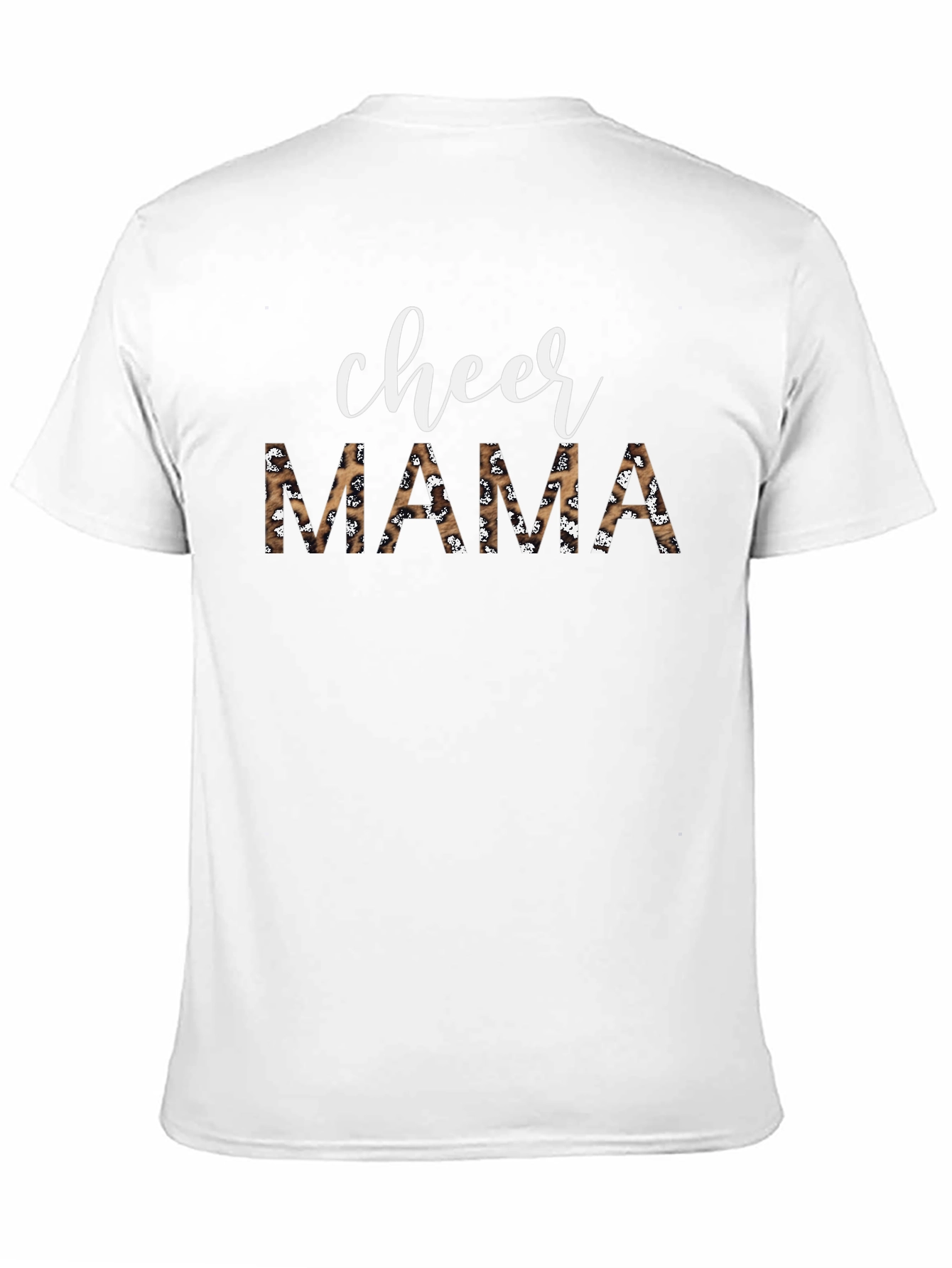 Cheer Mama Leopard Print Graphic Tee