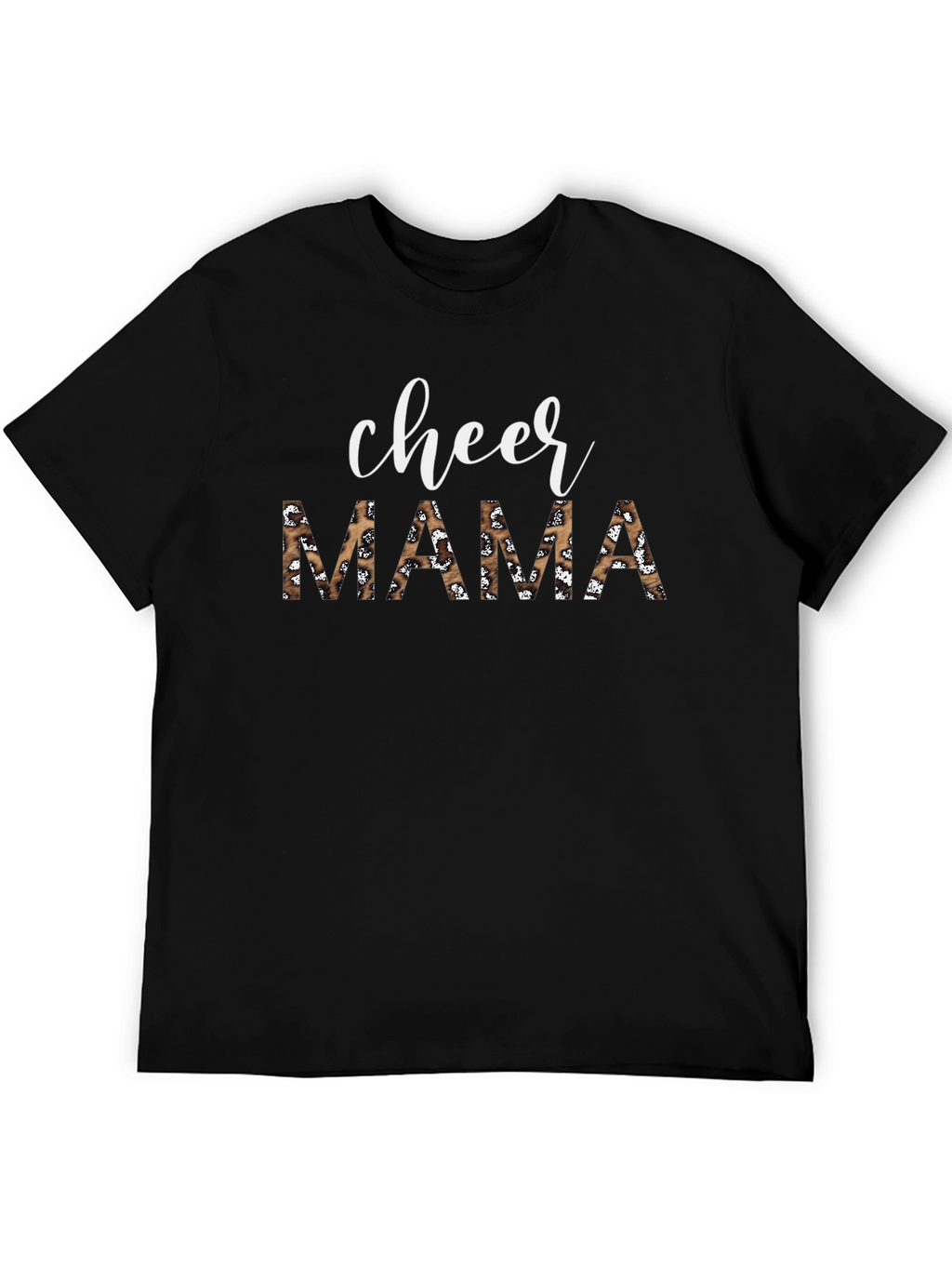 Cheer Mama Leopard Print Graphic Tee