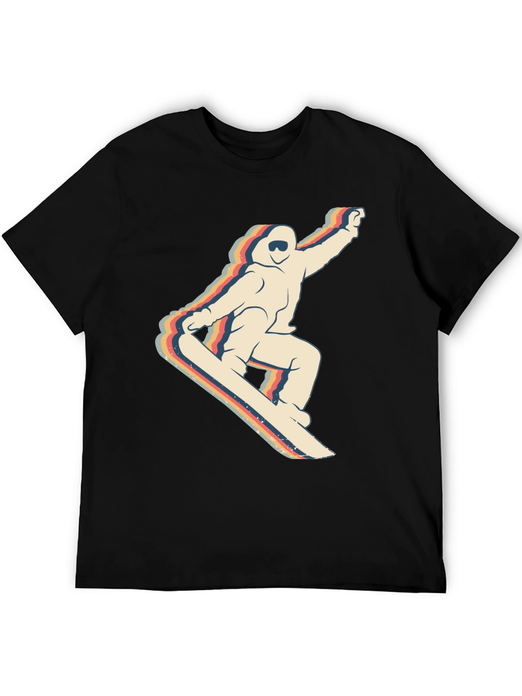 Retro Snowboarder Graphic T-Shirt