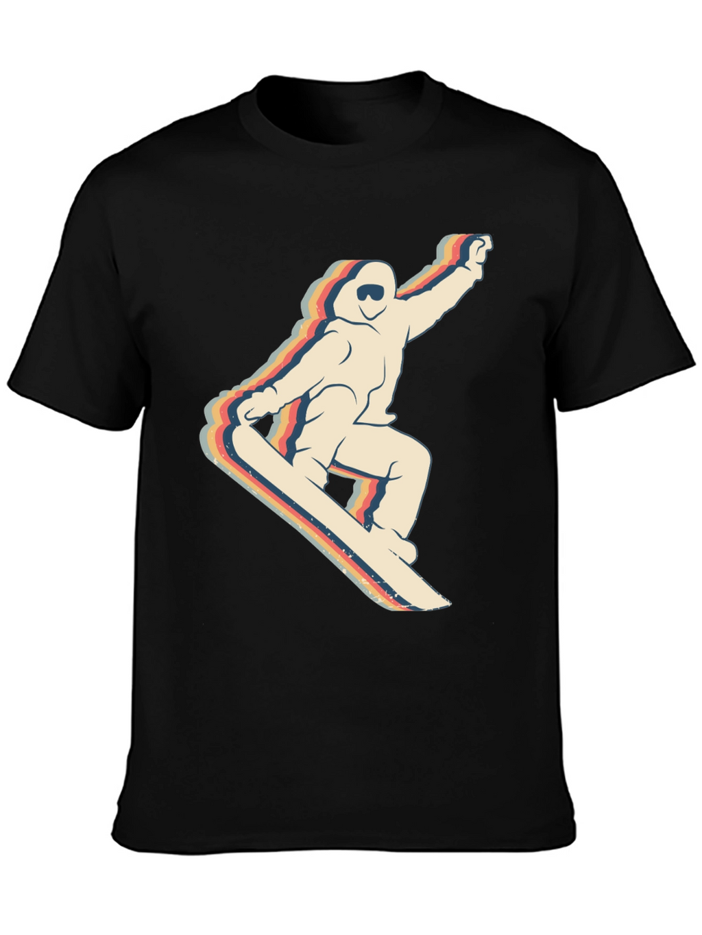 Retro Snowboarder Graphic T-Shirt