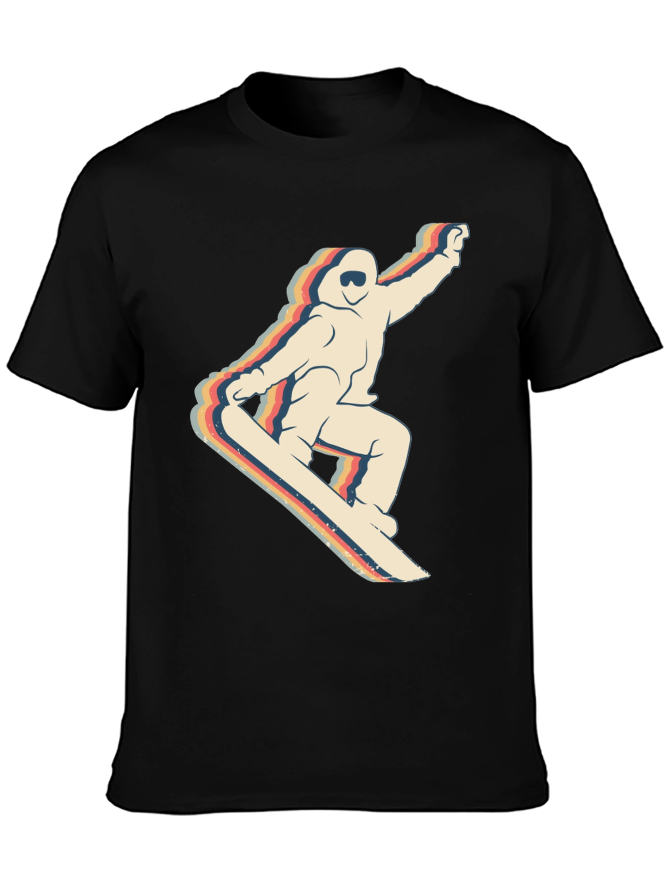 Retro Snowboarder Graphic T-Shirt