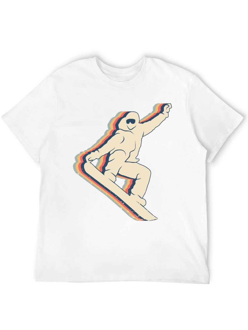 Retro Snowboarder Graphic T-Shirt