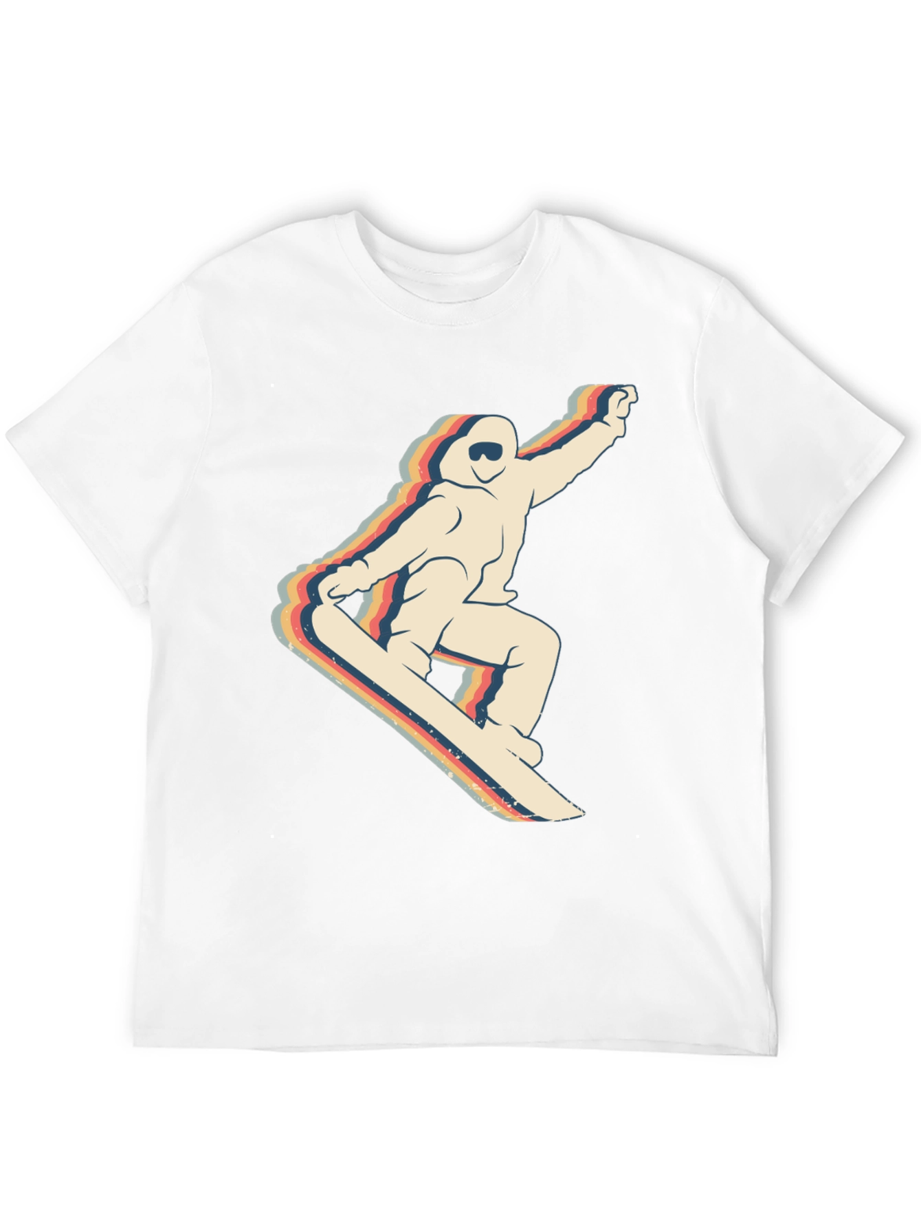Retro Snowboarder Graphic T-Shirt